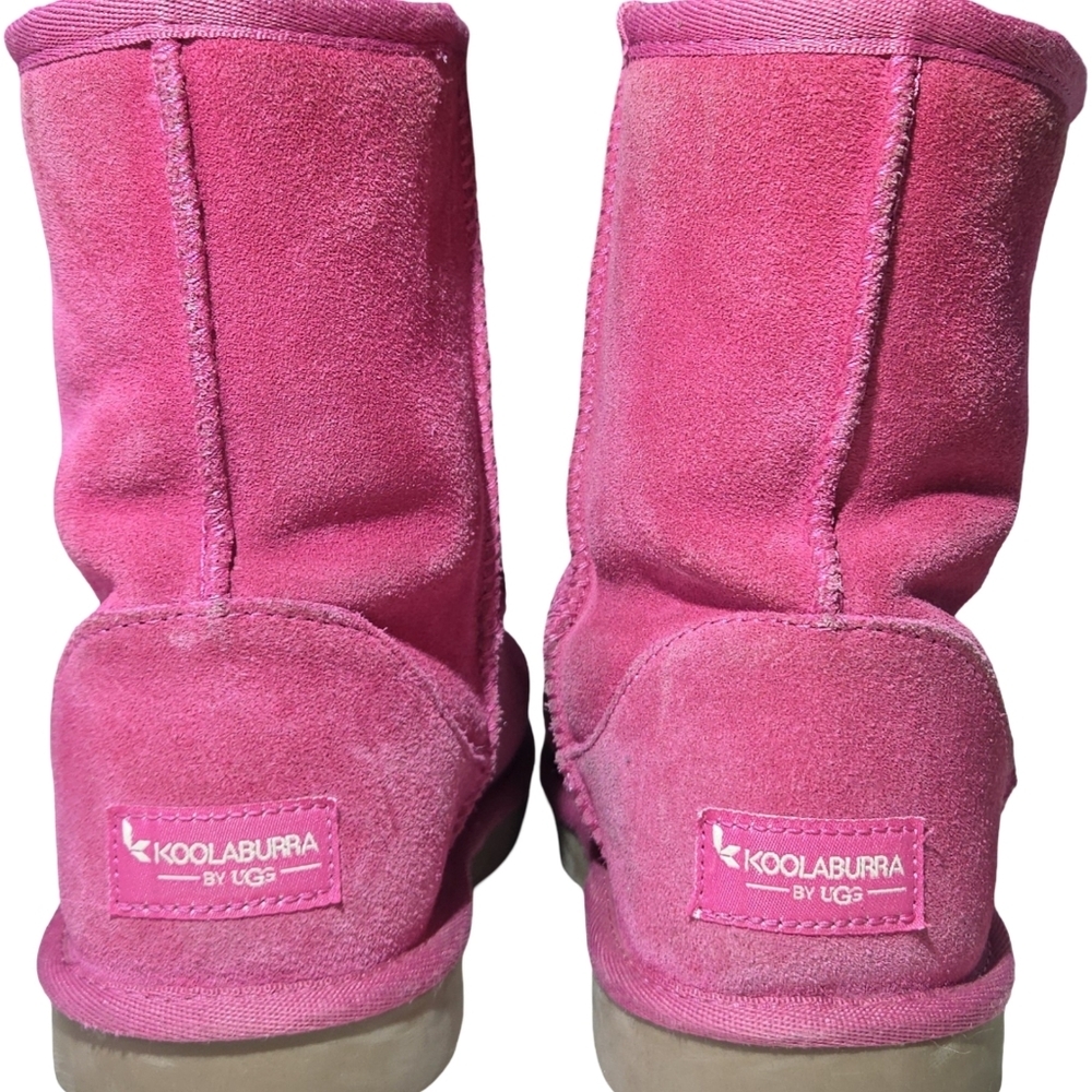 Koolaburra By UGG Pink Winter Cozy Suede Fleece Soft Warm Snow - Picture 5 of 9